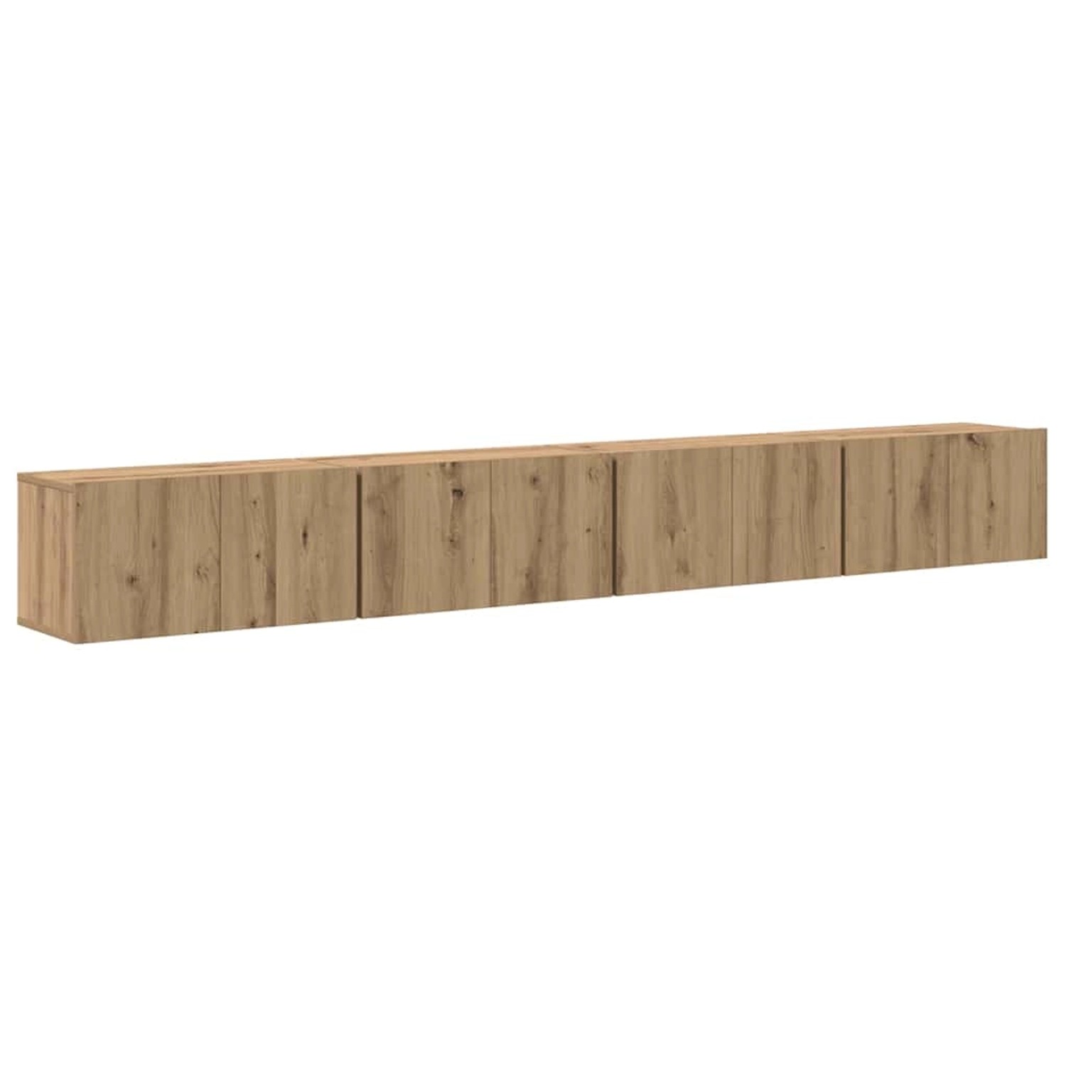 vidaXL TV-Schrank-Set Wandmontiert 4-Tlg Artisan-Eiche 60 x 30 x 30 cm 3393 günstig online kaufen