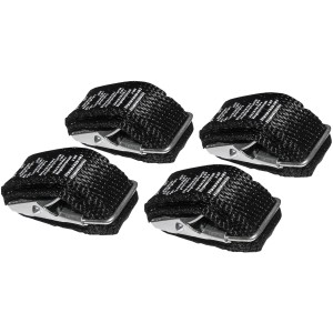 Eufab Textilspanngurte, 4er Set zur Fahrradbefestigung auf Trägern.