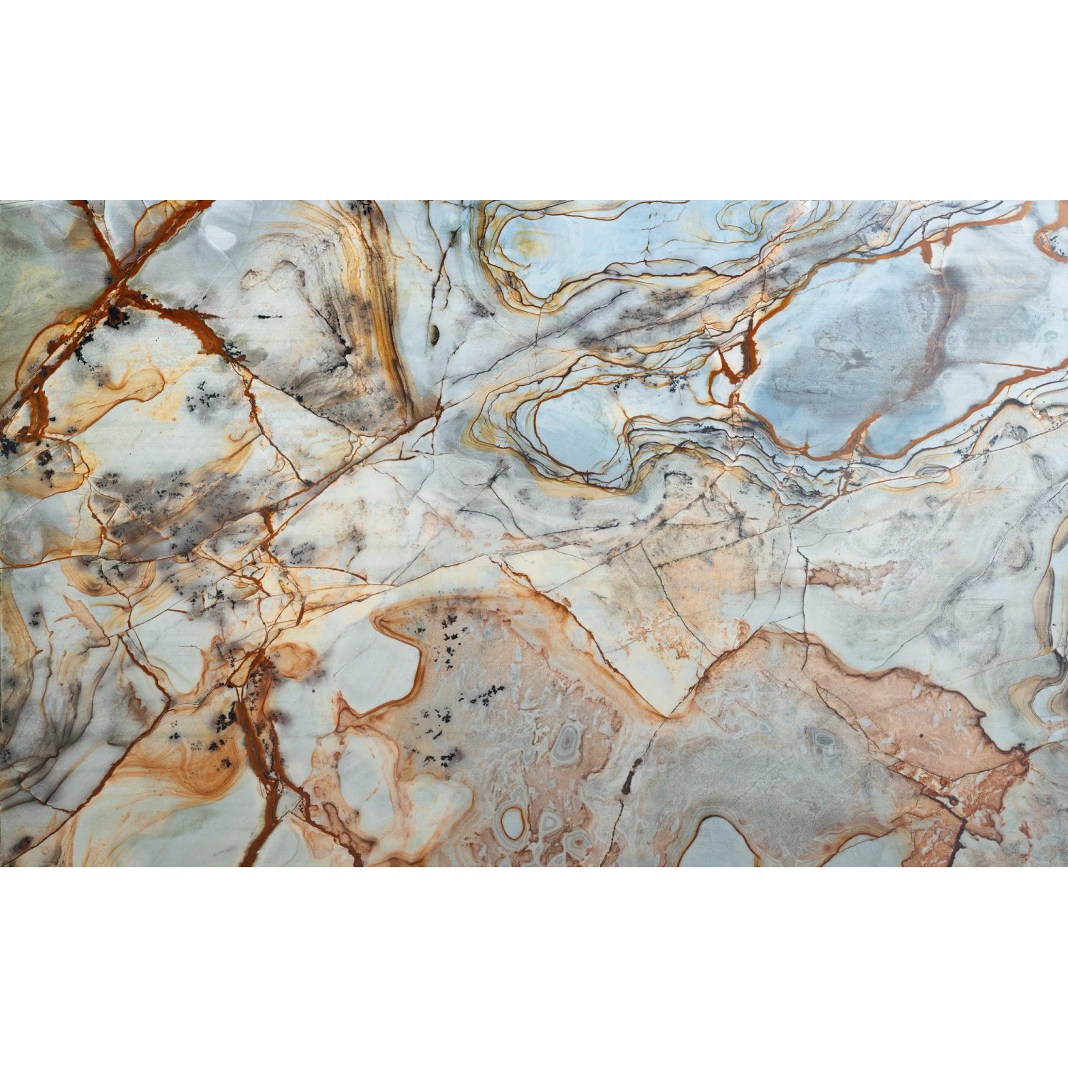 Komar Vliestapete Pure Marble, glatt, Steinoptik