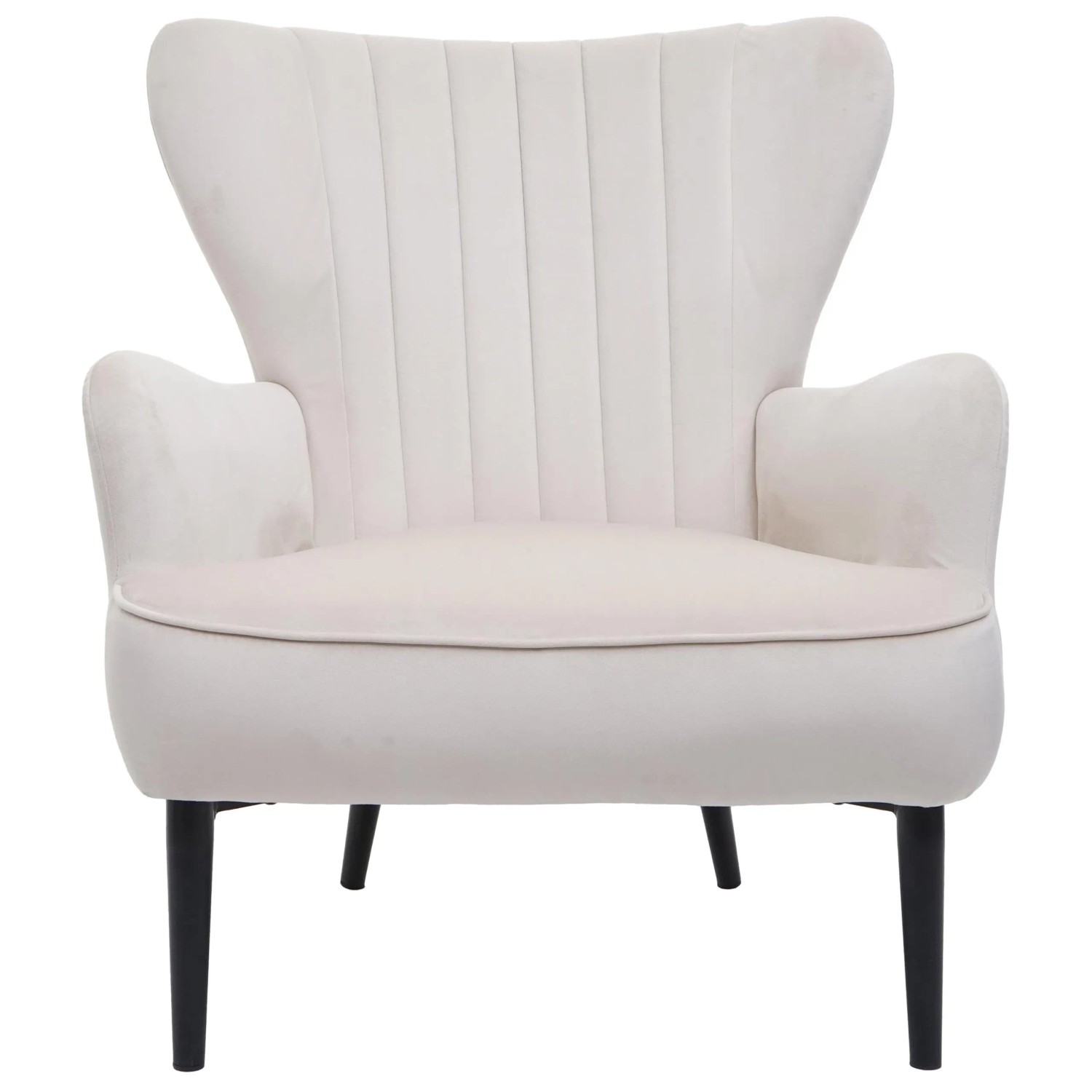 MCW Lounge-Sessel K37 Samt 280g/m² Creme-Beige günstig online kaufen