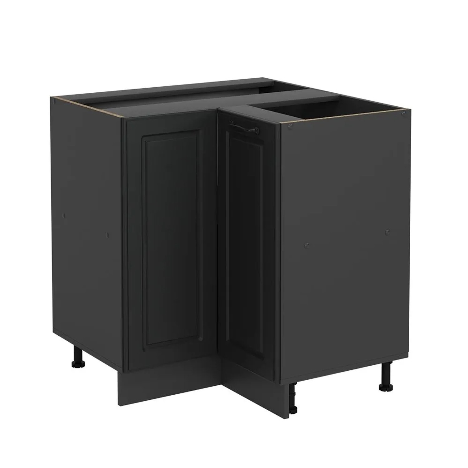 Vicco Eckunterschrank R-Line Anthrazit Landhaus 76 x 82 ohne Arbeitsplatte Art Nr 53901