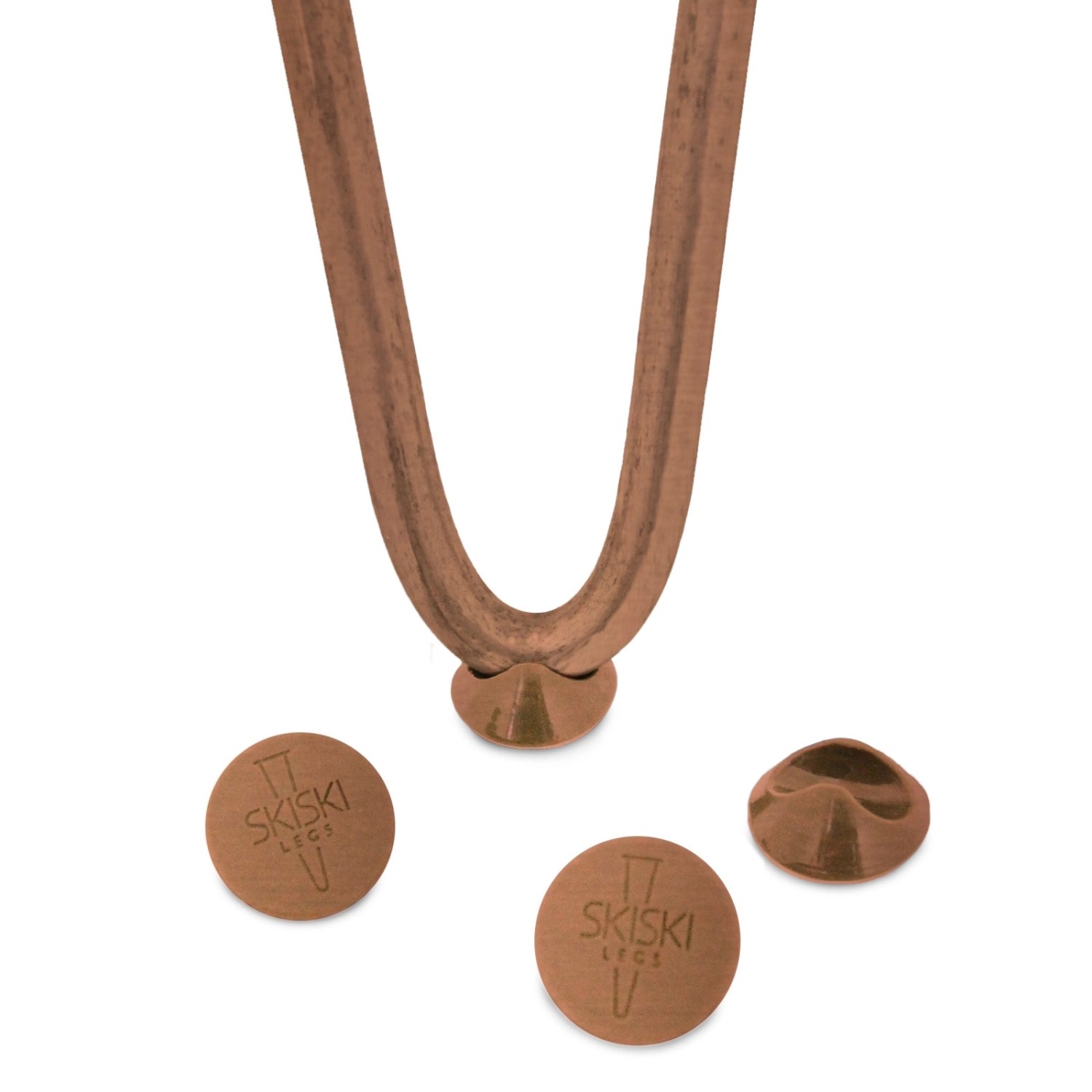 Monstershop Hairpin Legs 30.5cm Kupfer, 4er Set Möbelbeine mit Bodenschützern.