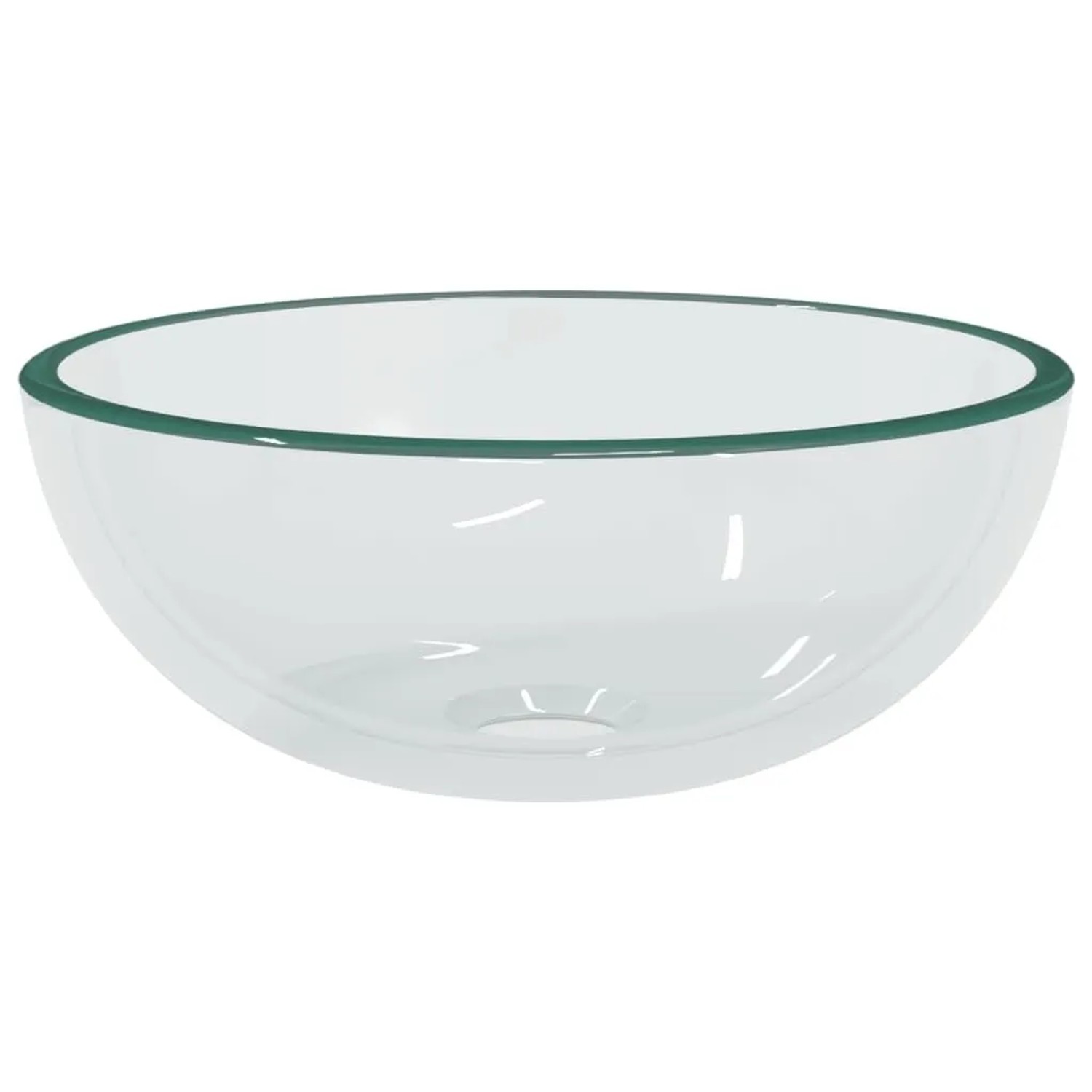 vidaXL Waschbecken Hartglas 30x12 cm Transparent 345235 günstig online kaufen