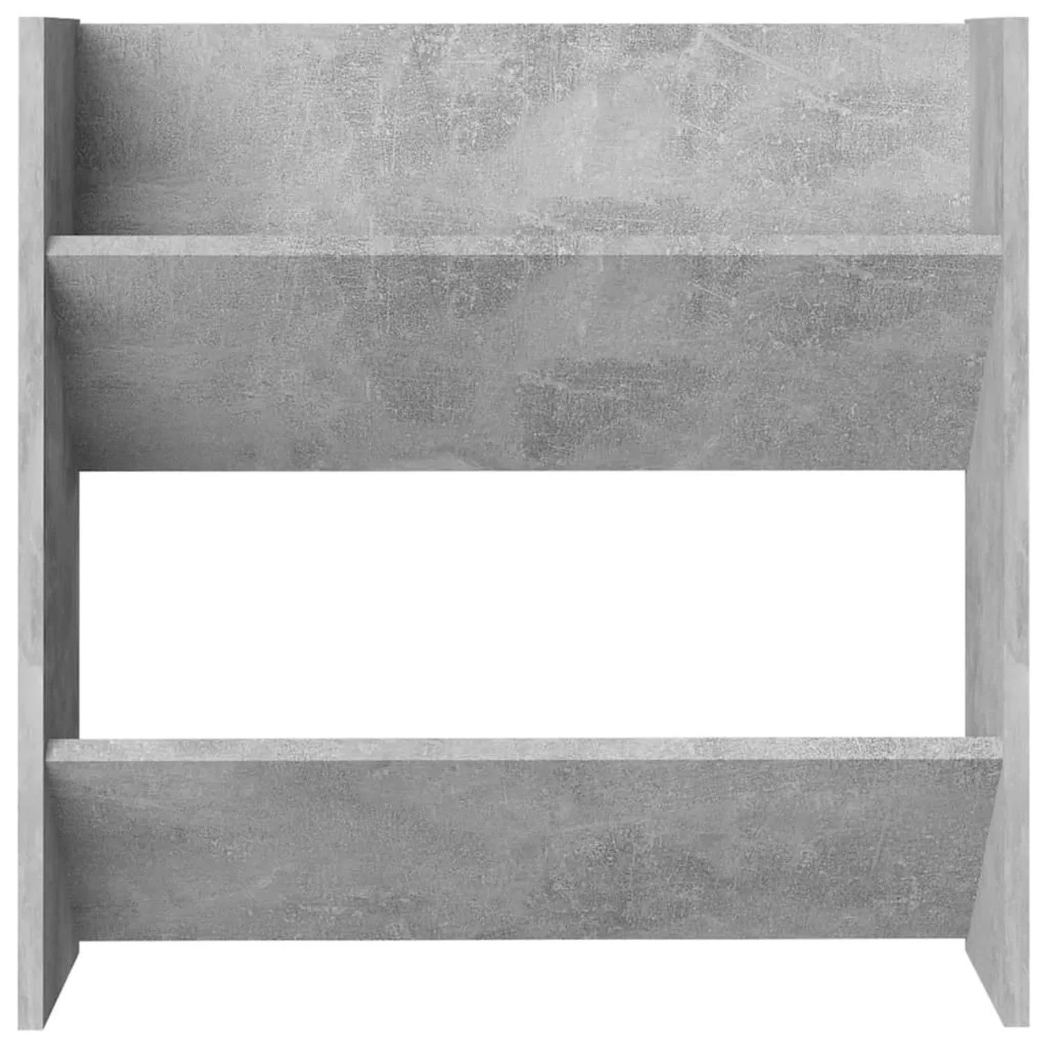 vidaXL Wand-Schuhschrank Betongrau 60x18x60 cm Holzwerkstoff 806726_4