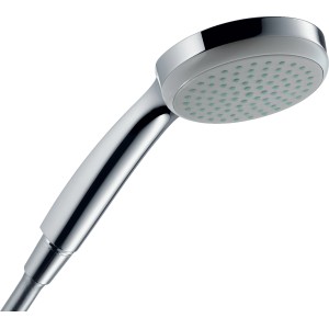 Hansgrohe Croma 100 Mono Handbrause Chrom mit Rain Strahlart und QuickClean Funktion.