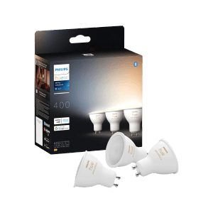 Philips Hue Smart-LED-Leuchtmittel GU10 Spot 4,2 W 400 lm 5,7 x 5 cm 3er Pack