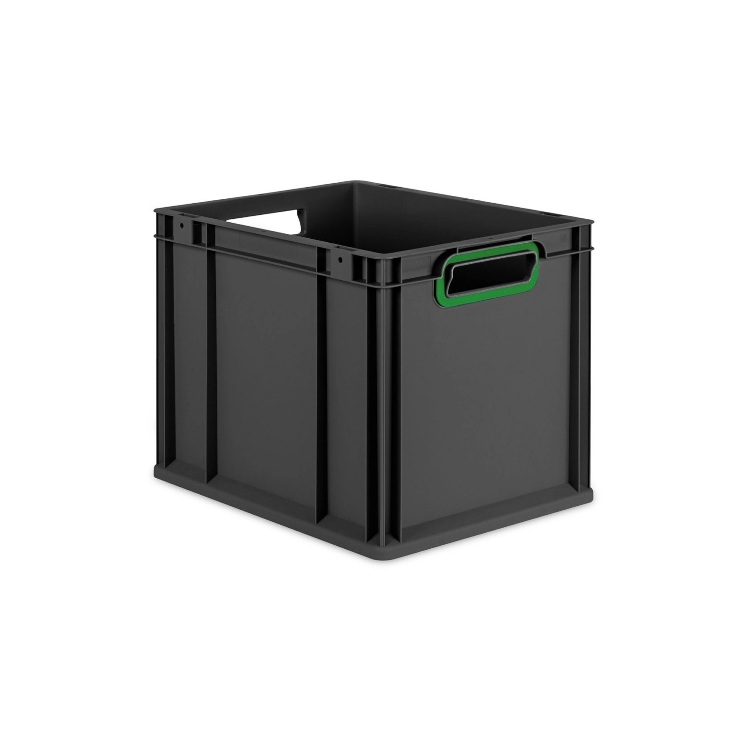 PROREGAL Eurobox Nextgen Color HxBxT 32x30x40cm 30 Liter Griffe Grün Offen günstig online kaufen