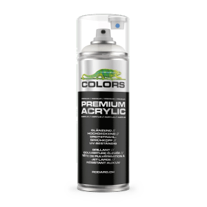 COLORS Premium Acryl Sprühfarbe, Reinweiss Glanz, 400ml Dose.