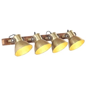 vidaXL Wandlampe Industriestil Messing 90x25 cm E27 320506