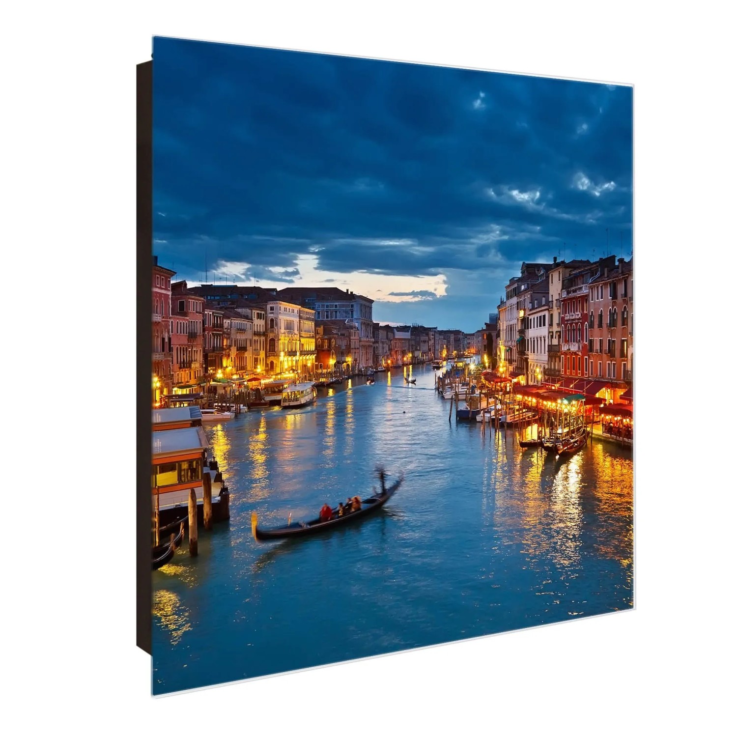 Banjado Großer Schlüsselkasten Glas 30x30cm Schwarz Scharnier Links 50 Hake günstig online kaufen