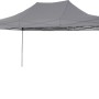Grauer Siena Garden Allrounder Pavillon 300x450 cm mit Stahlgestell und Polyesterdach.