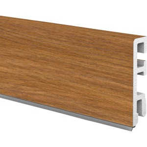 Hartschaumleiste Cubica 60 sk Kiefer Country, selbstklebende Sockelleiste im Holzdekor.