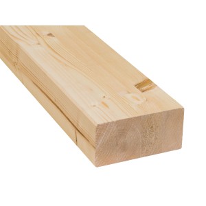Brettschichtholz Fichte/Tanne, 60x120x4000 mm, für Konstruktionen mit hoher statischer Beanspruchung.