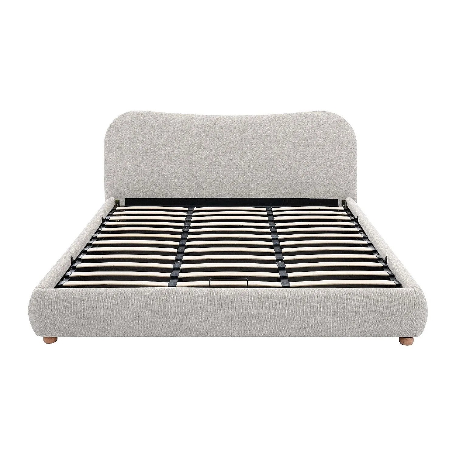 Vente-unique Bett Mit Bettkasten Vanari Beige 200 cm