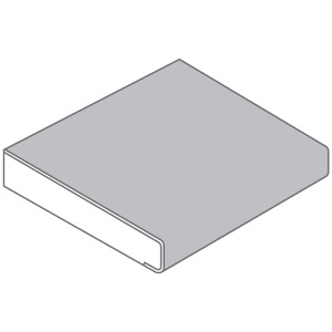 Fensterbank Inform, 410 cm, Jurakalk Beige, abgerundete Vorderkante.