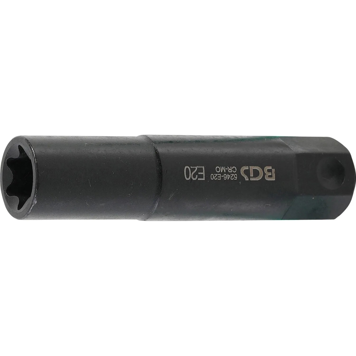 BGS Steckschlüssel Einsatz E Profil Extra Lang Antrieb Außensechskant 22 Mm SW E20 5246 E20