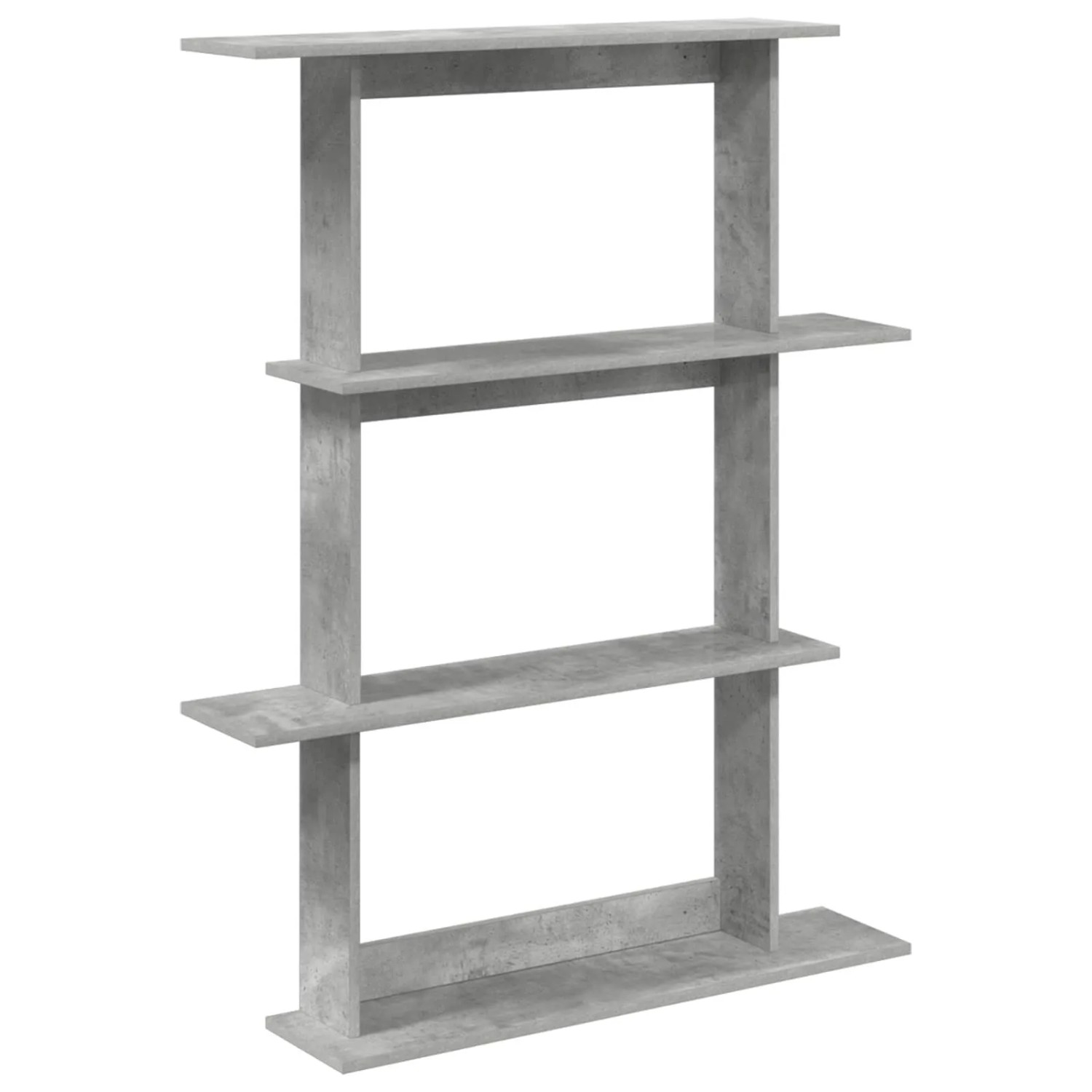 vidaXL Wandregal Betongrau 100 x 20 x 126 cm Holzwerkstoff 8012063