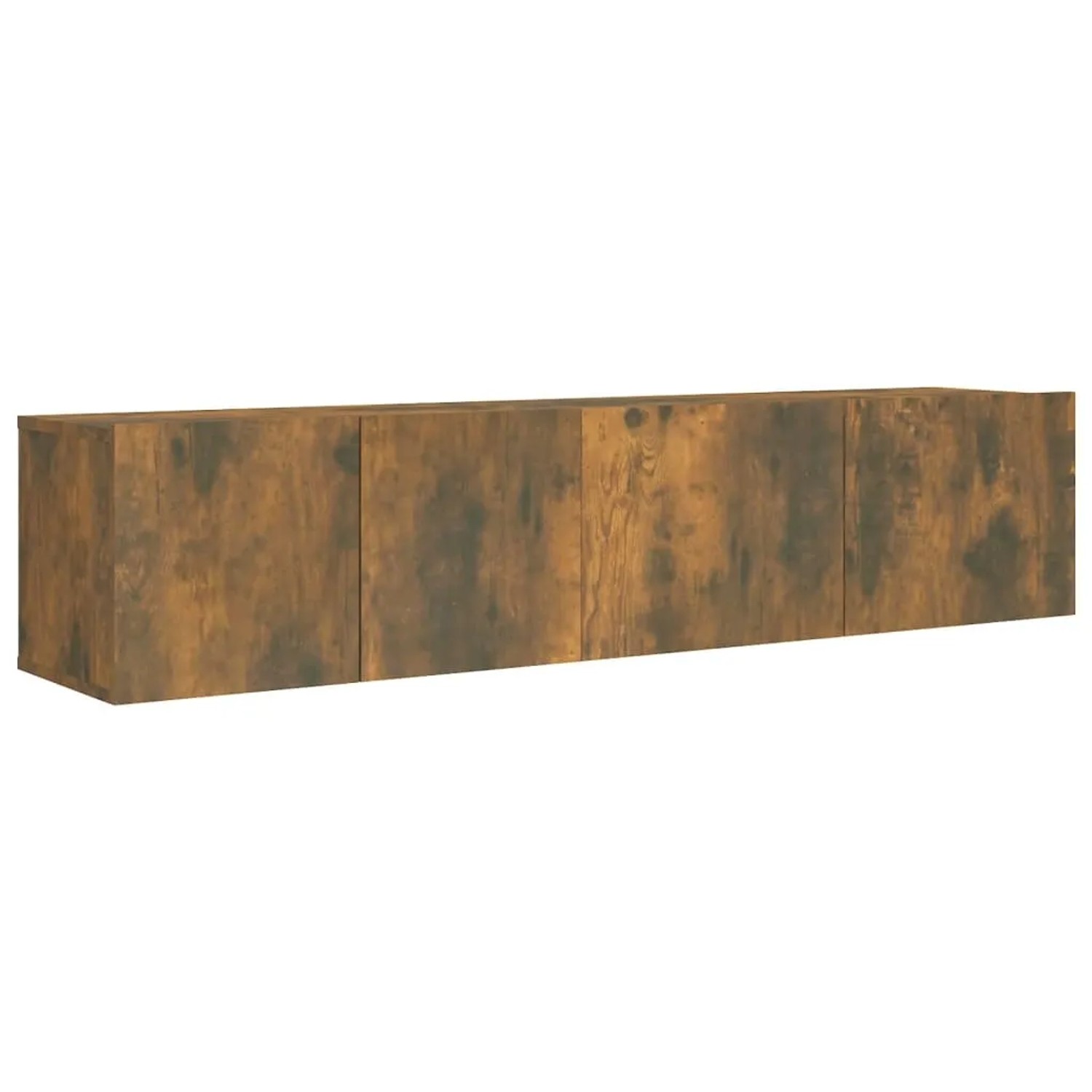 vidaXL 2-Tlg TV-Schrank-Set Räuchereiche Holzwerkstoff 3120278