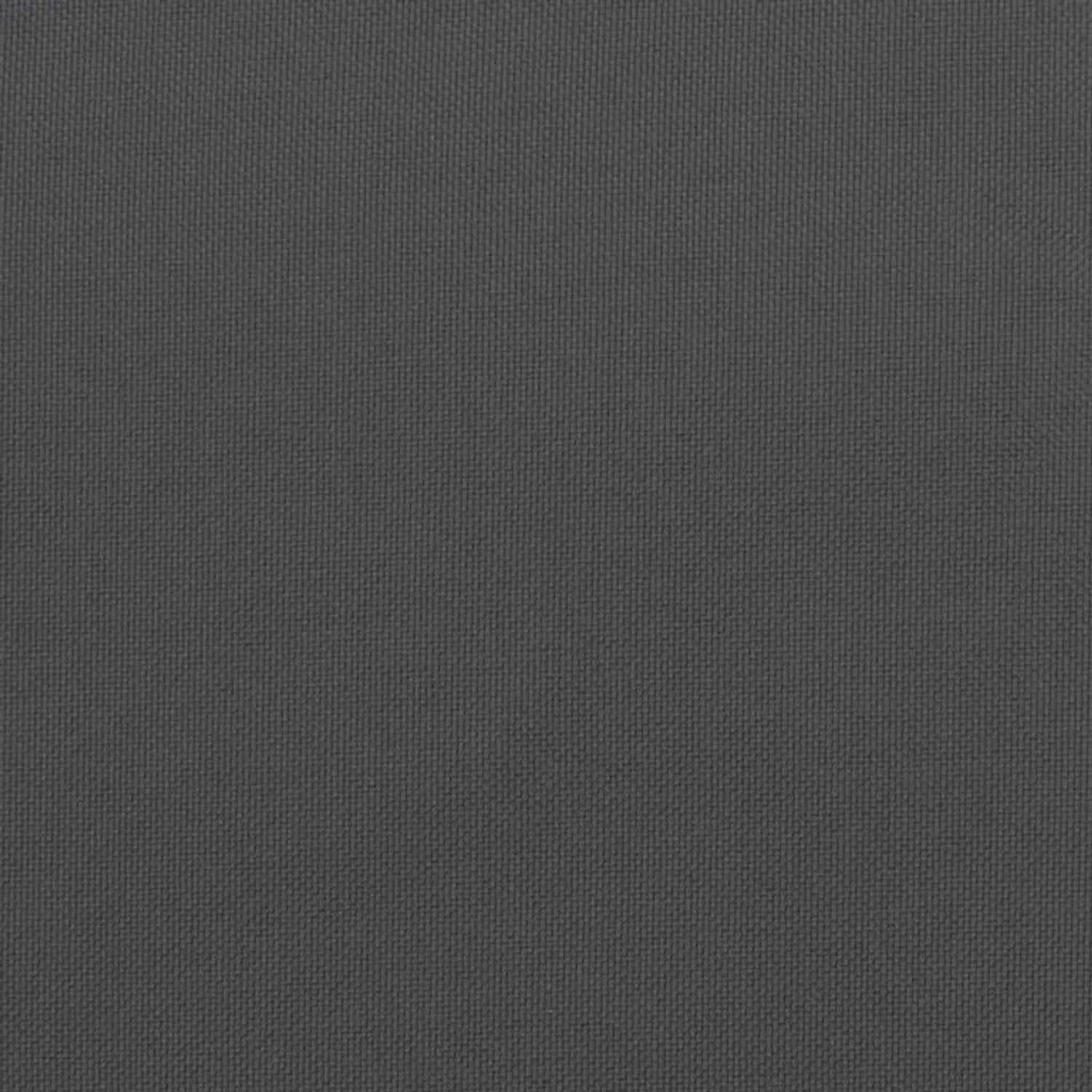 Nahaufnahme: Anthrazitfarbenes Kissen der vidaXL Garten-Sofagarnitur aus Kiefernholz.