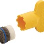Strahlregler Caché Honeycomb PCA M16,5 mit gelbem Montageschlüssel für Mischdüsen.