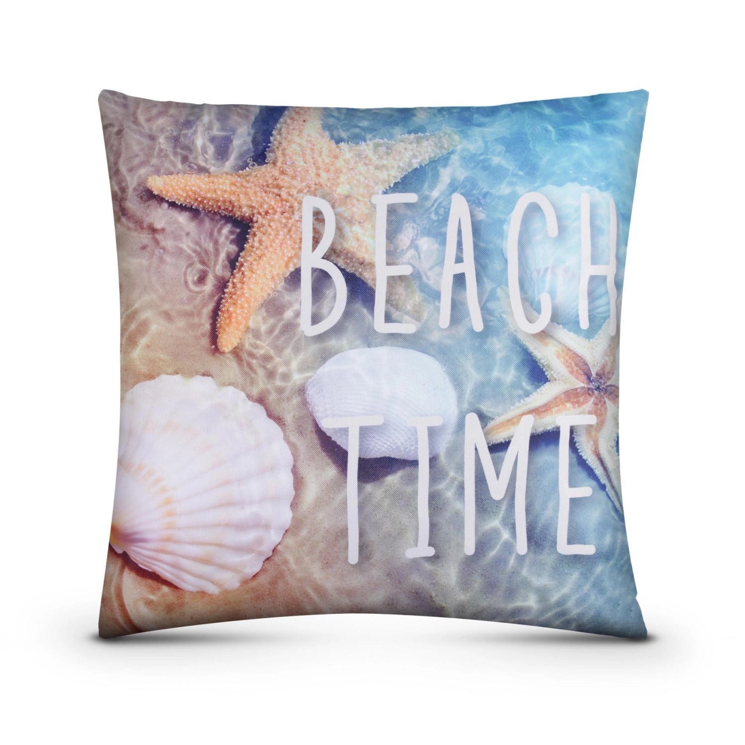 Bestlivings Outdoor Kissen mit Strandmotiv Beach Time 1 Stück 1er Pack günstig online kaufen