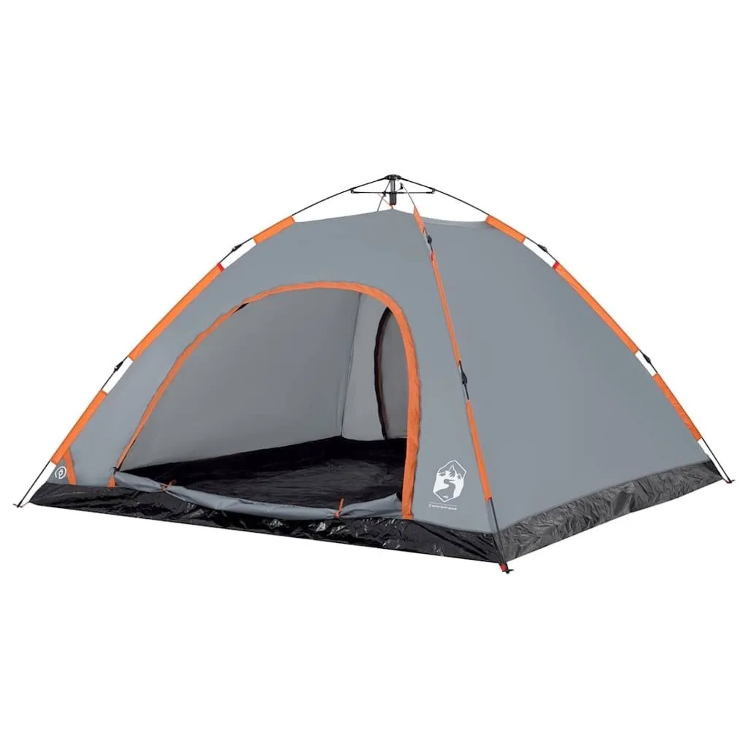 vidaXL Campingzelt 5 Personen Grau und Orange Quick Release 4004175 günstig online kaufen