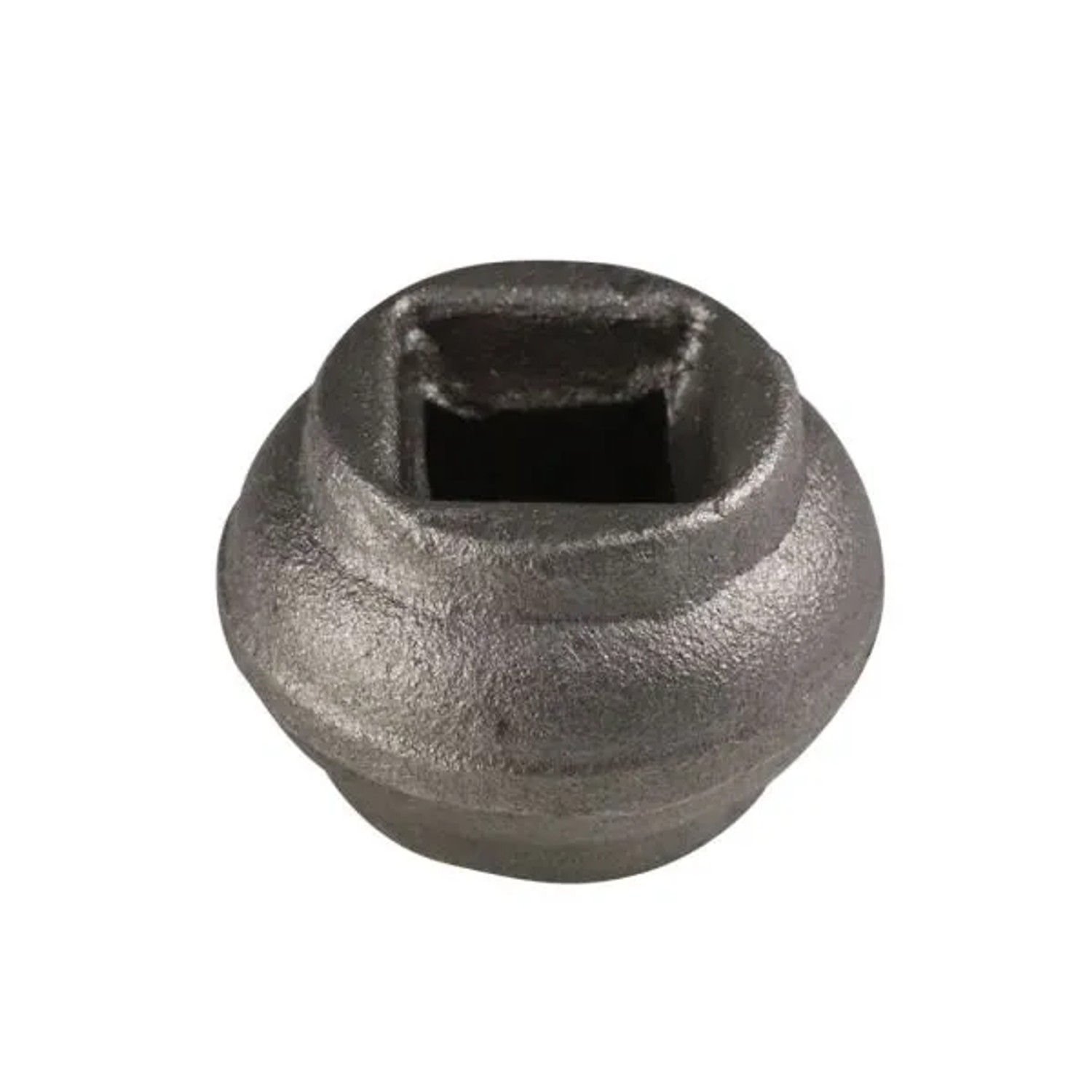 FeNau Zierhülse Maße 35x25 mm Lochung 14,5x14,5 mm Stahl S235JR Roh