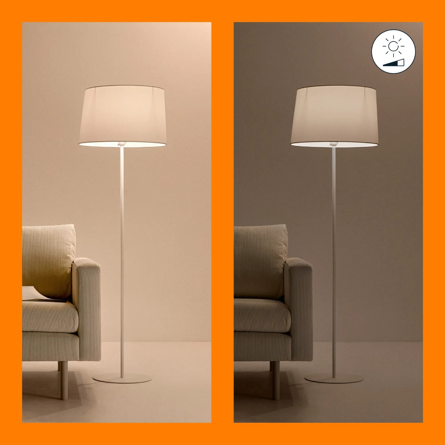 WiZ LED Lampe E27, dimmbares Licht in Glühlampenform, 8W, 2er-Pack. Smarte Beleuchtung für Ihr Zuhause.