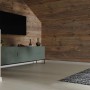 Raum mit Egger Faltleiste Decowall FL001 Namur in Fichte Natur als Wandverkleidung.