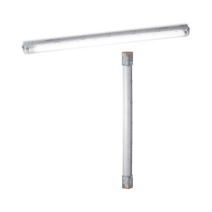 Osram LED-Feuchtraumleuchte Submarine 15 W 1.700 lm 126,1 x 6,6 x 7,5 cm Grau