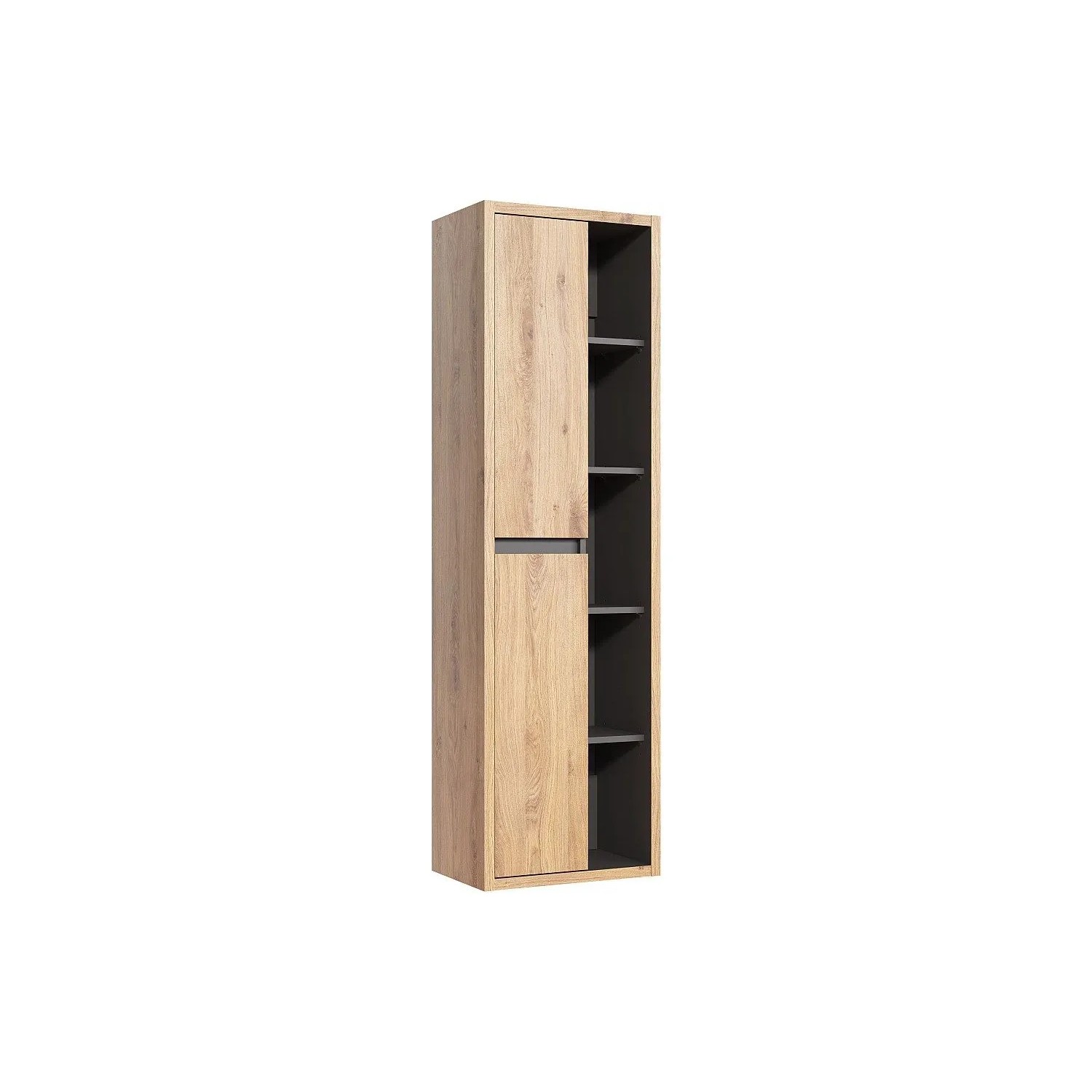Vente-unique Badschrank Purnal Naturfarben Hell 55 cm