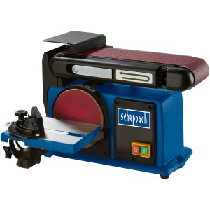 Scheppach BTS 800 Band- und Tellerschleifer zum Schleifen von Holz und ähnlichen Materialien.