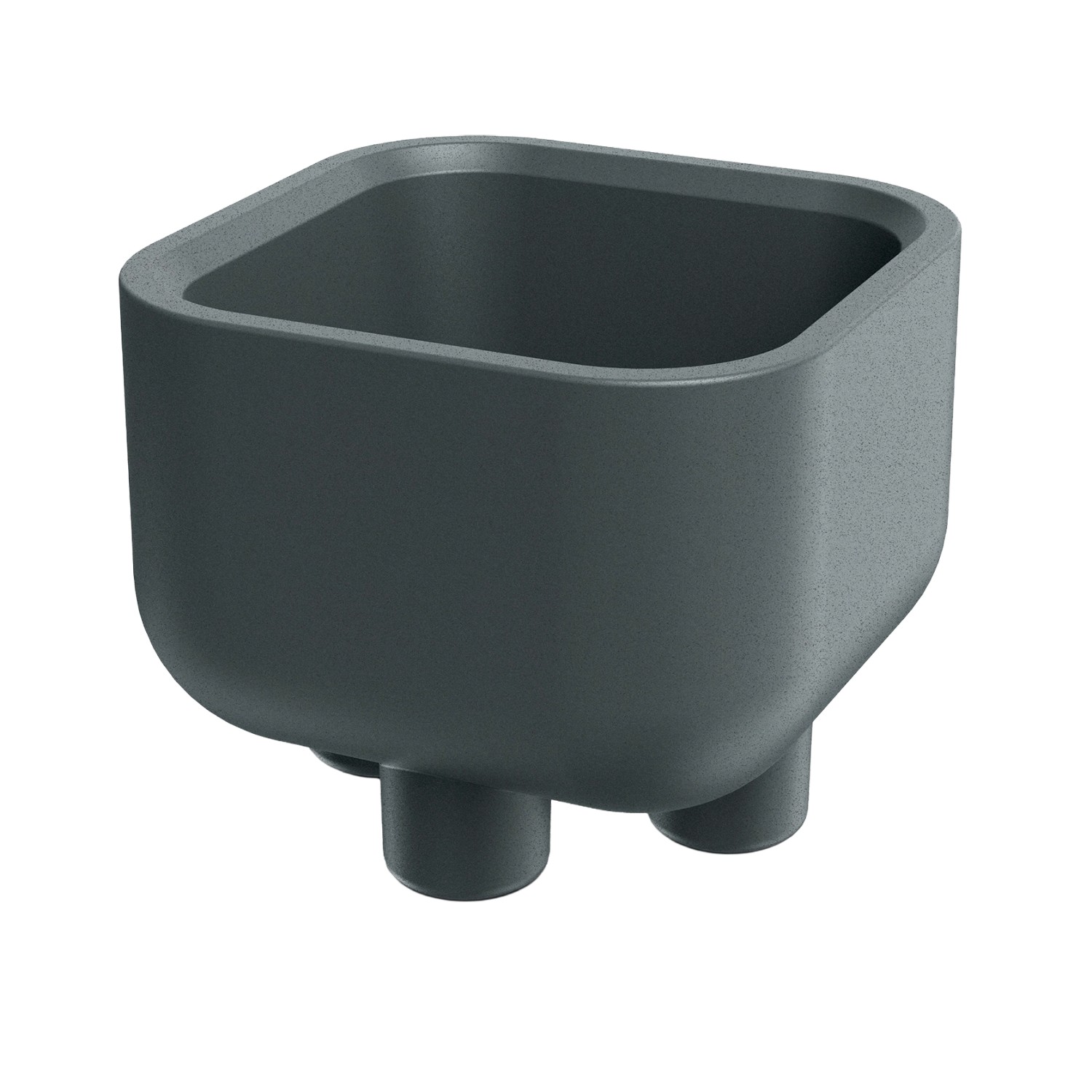 Prosperplast Blumentopf Molta Square Foot 48 cm x 48 cm x 39 cm Graphit