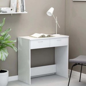vidaXL Schreibtisch Weiß 80x40x75 cm Holzwerkstoff 801355