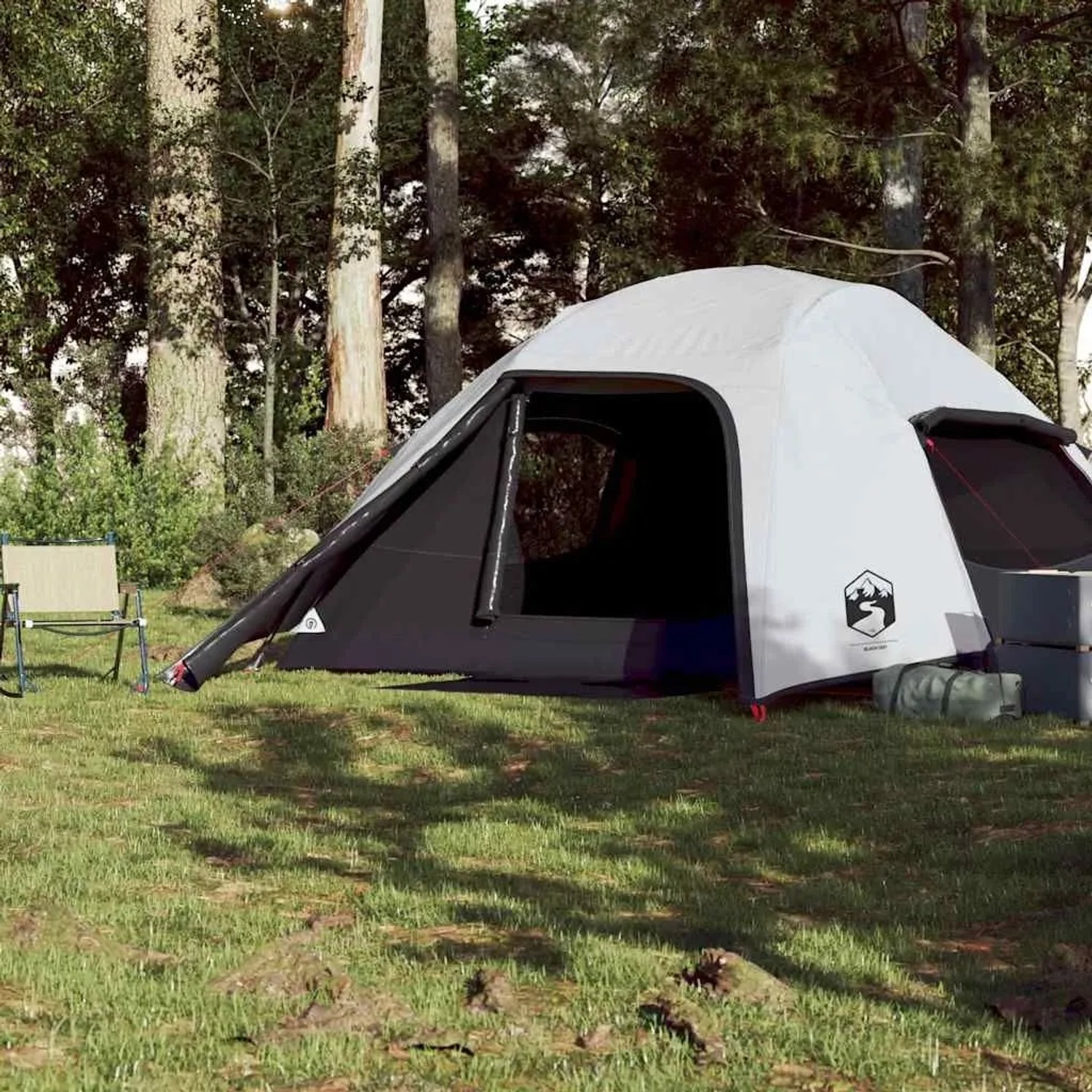Furnicato Campingzelt Kuppel Weiß Verdunkelnd 290 X 320 X 150 Cm_4