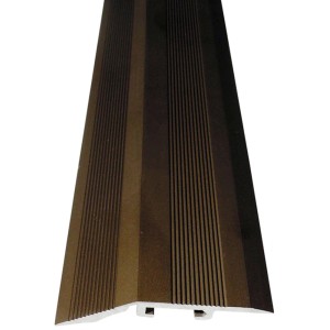 Bronze Ausgleichsprofil für Laminat & Parkett, 900mm lang, mit Einschlagdübeln.