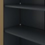 Jan Nowak Aktenschrank Büroschrank JAN H 195 x 90 x 40 cm Eco Design Anthrazit Nussbaum_5