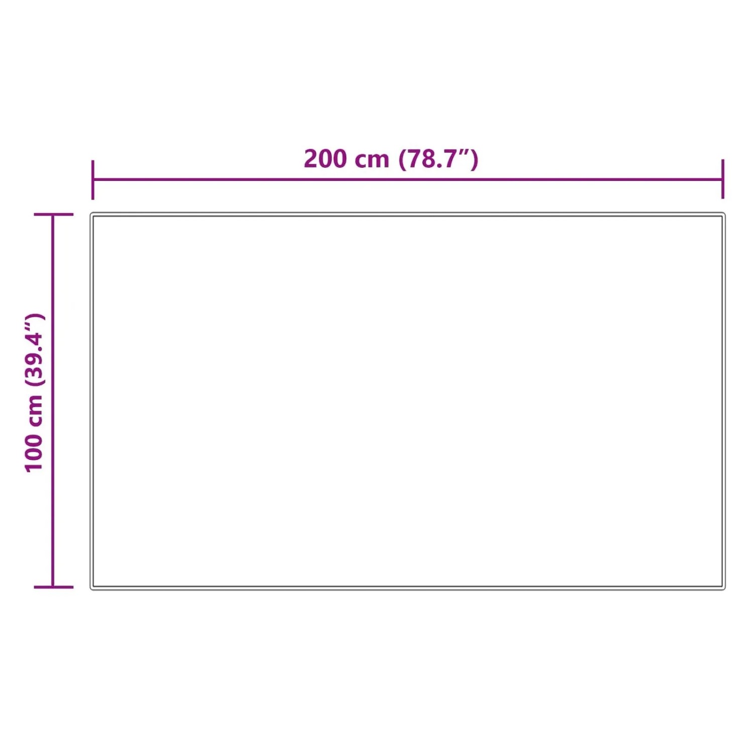 vidaXL Kunstschaffell Teppich Tafalla Creme 100 x 200 cm Polyester 42021503_10