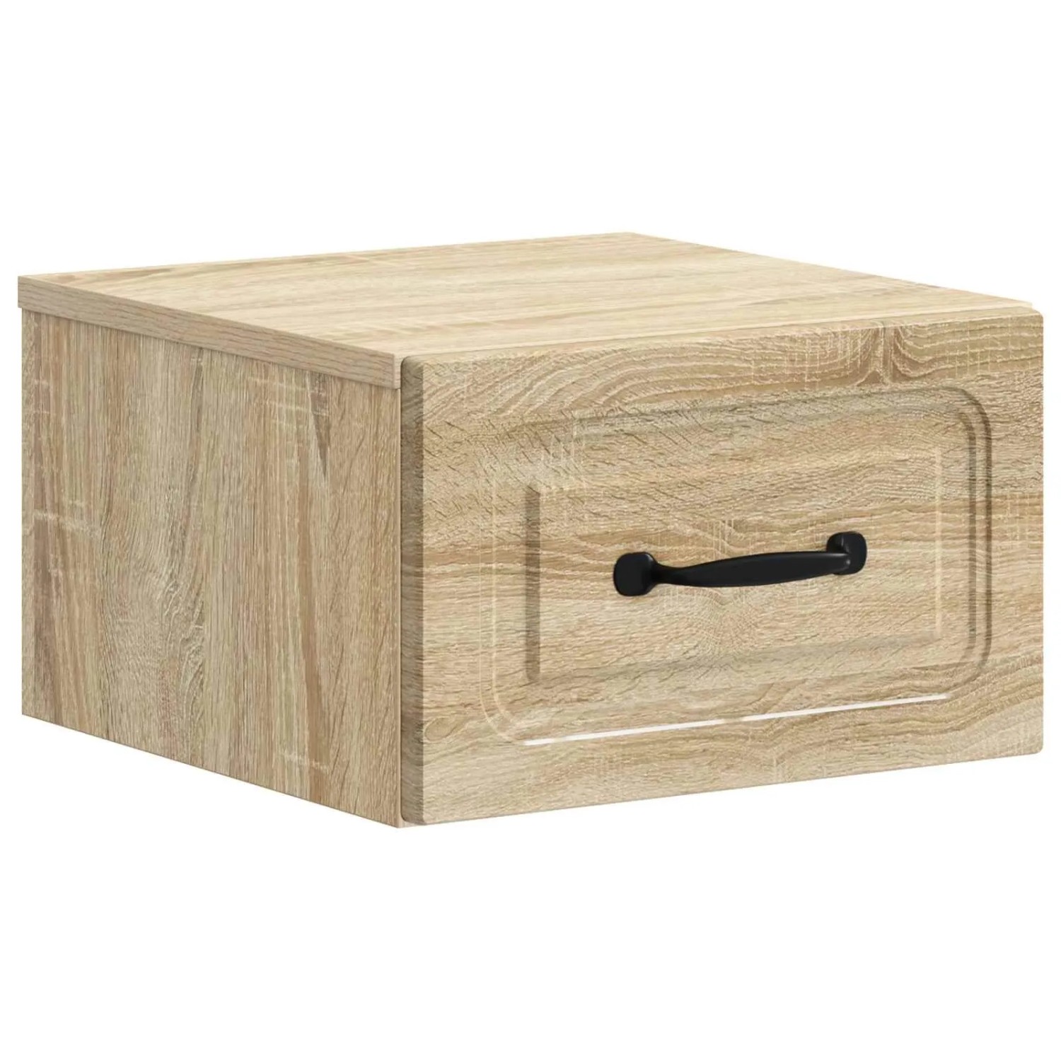 vidaXL Wandmontierter Nachttisch Sonoma-Eiche 34,5 x 33 x 20 cm 899279