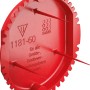 Roter Kaiser Signaldeckel 1181-60, Ø 60 mm, für Unterputzdosen zum Schutz beim Verputzen.
