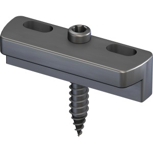 Universeller Start- und Endclip für Terrassendielen, 10er-Pack, zur unsichtbaren Befestigung.