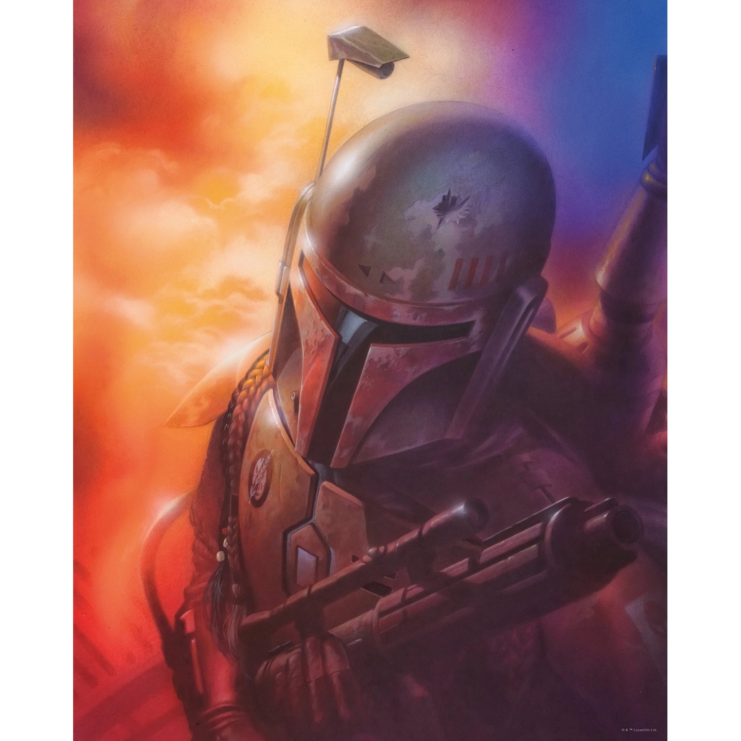 Disney Poster Star Wars Mandalorian Multicolor 30 x 40 cm 611675 günstig online kaufen