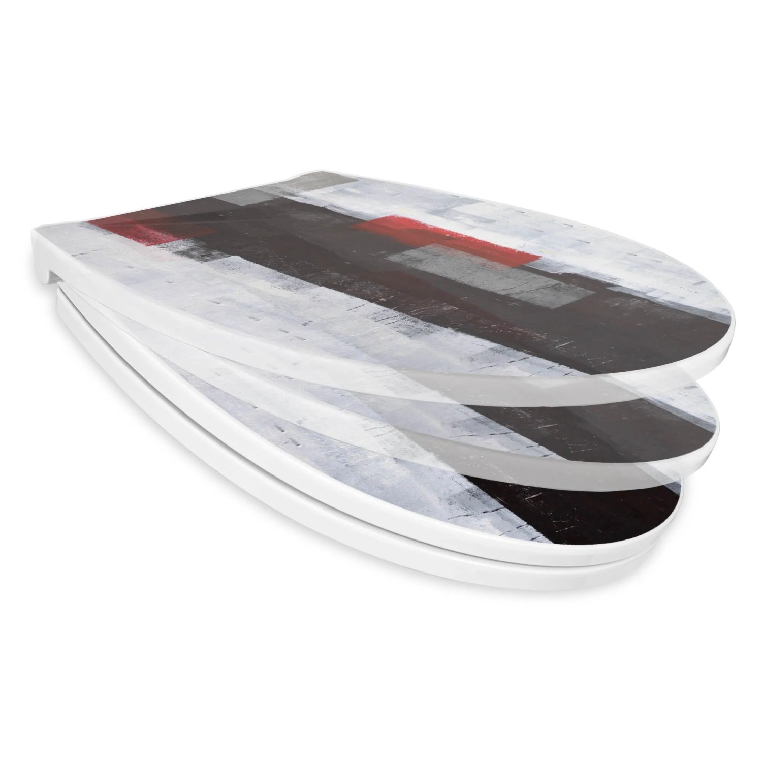 HySail Toilettendeckel Mit Absenkautomatik - Leises Schließen & Schnellverschluss