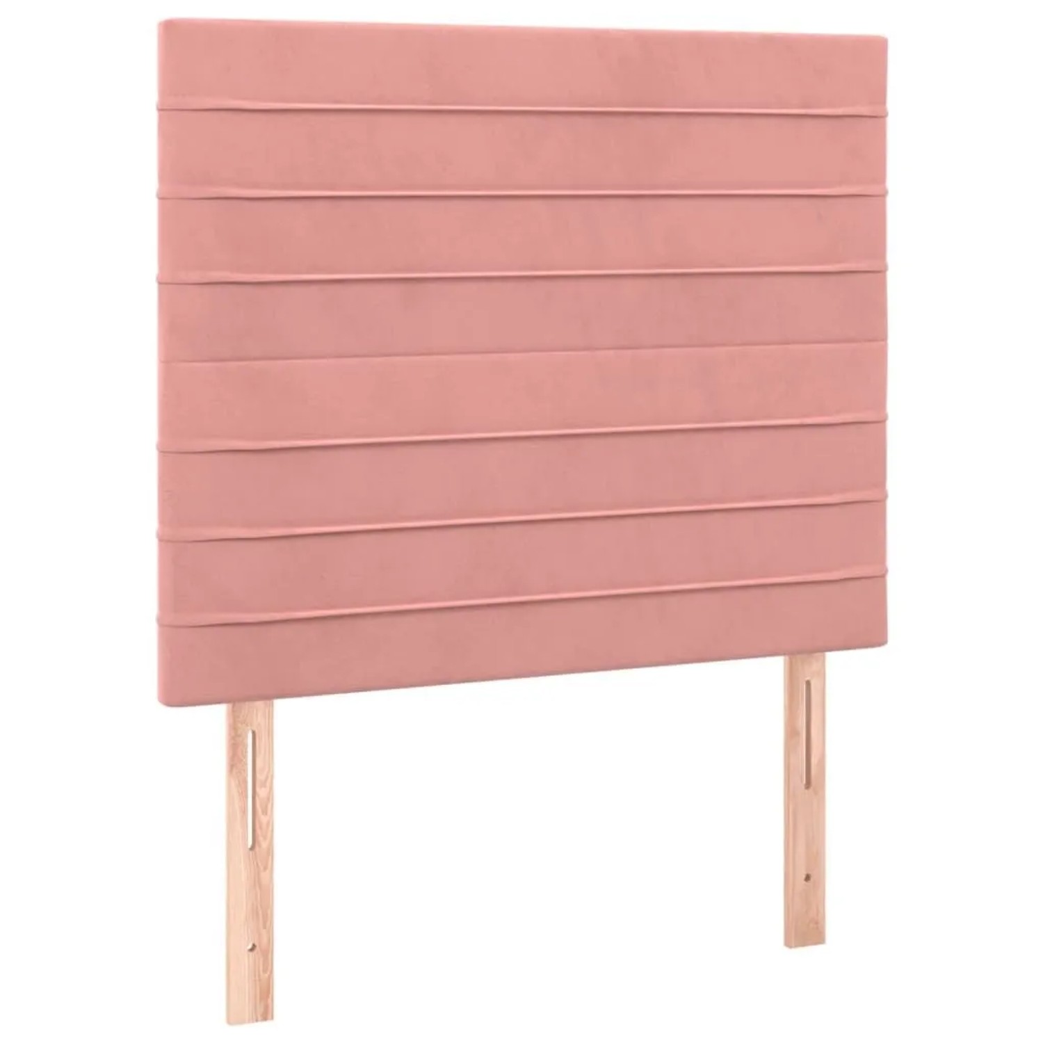 vidaXL Kopfteil Rosa 100 x 5 x 118/128 cm Samt 3116519
