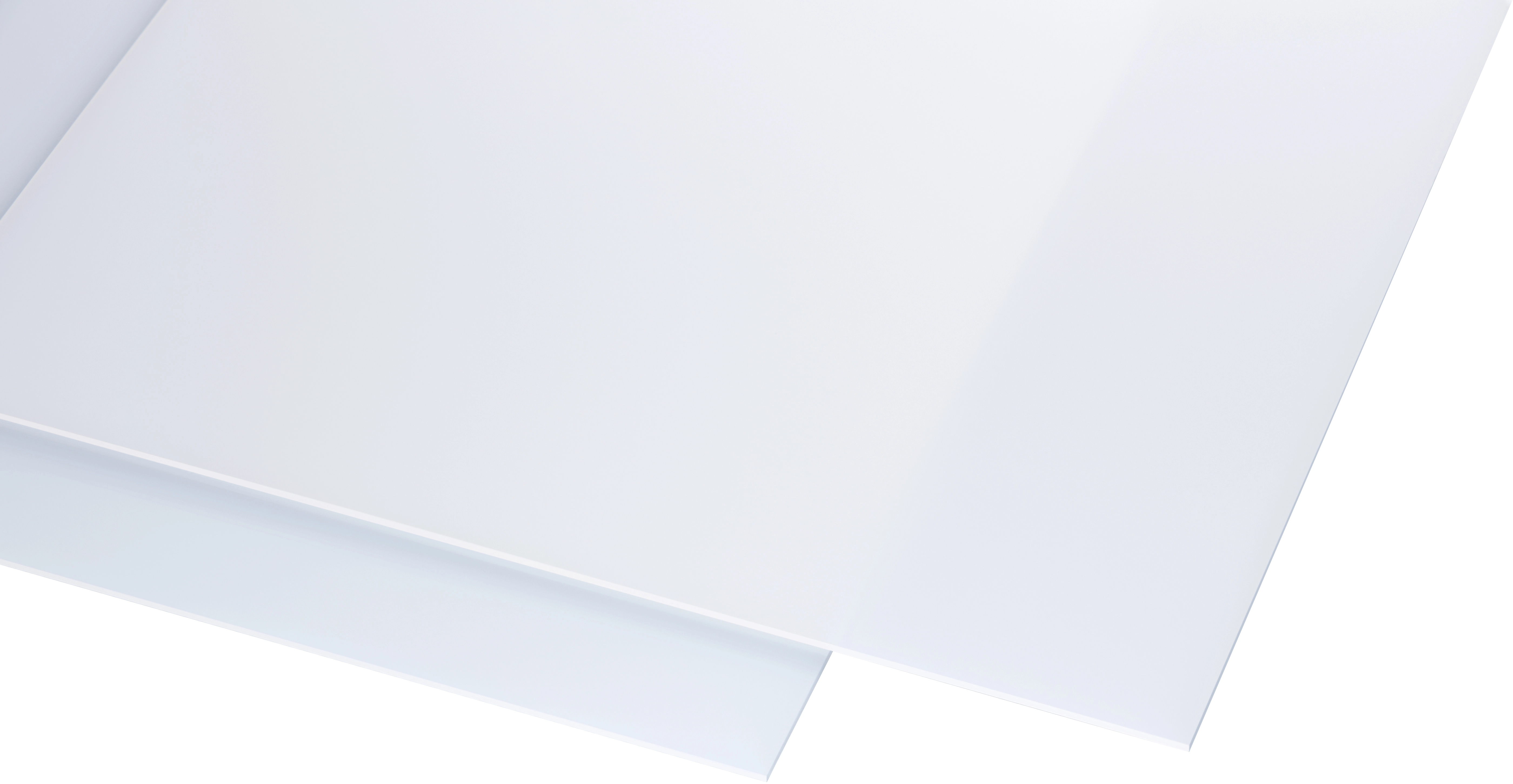 Kunststoffplatte ABS 2mm Weiß 1000 x 500 mm (100 x 50 cm