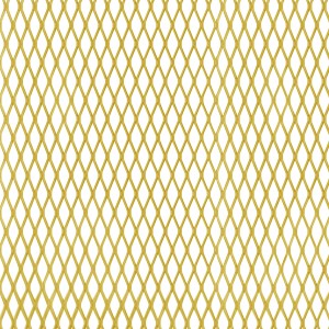 Goldfarbenes Streckmetallblech aus Aluminium, 600x1000x1,6 mm, für vielseitige Anwendungen.