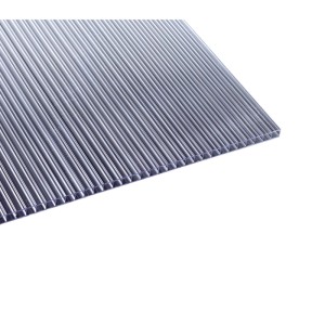 Transparente T&J Mini-Polycarbonatplatte (6 mm) für Kunststoffbedachung.