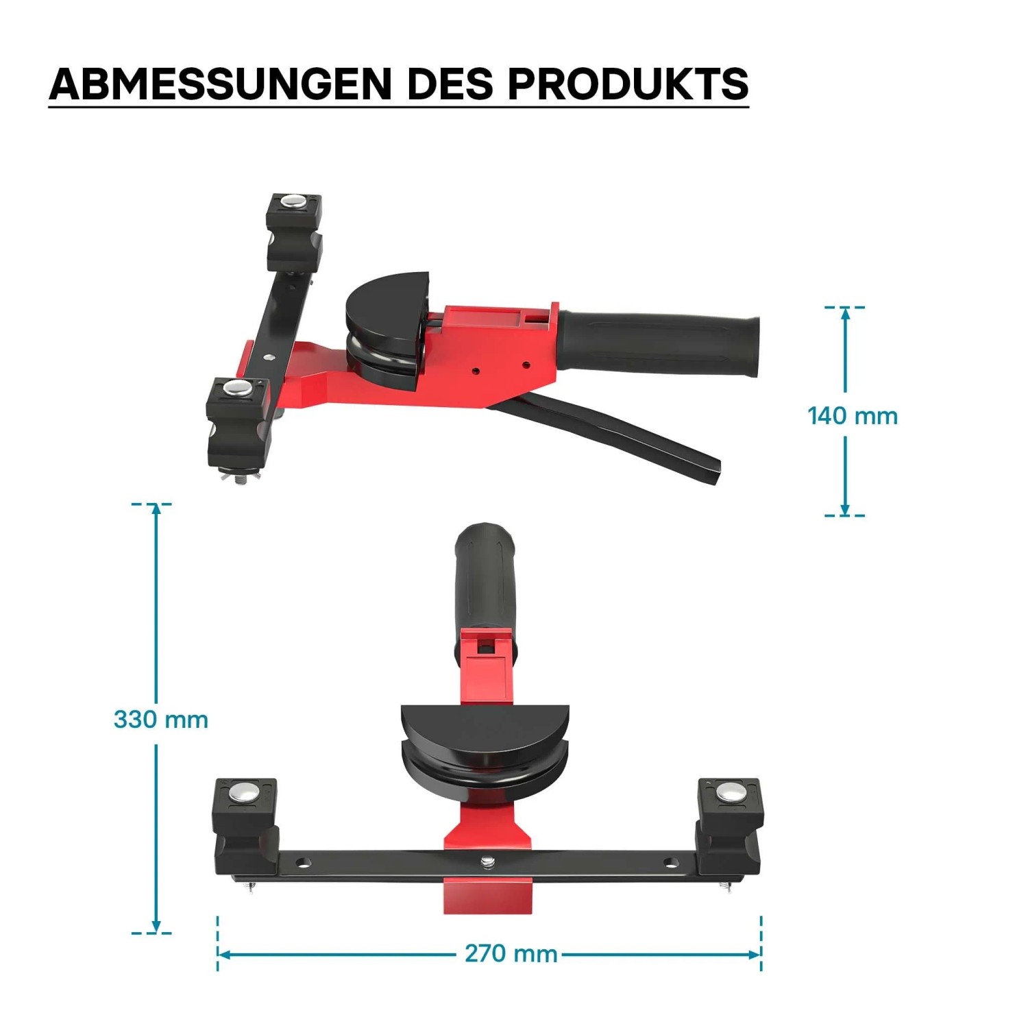 Wiltec Hand Rohrbiegemaschine 14-32Mm 90° Rohrbiegegerät Biegegerät Rohrbieger_7