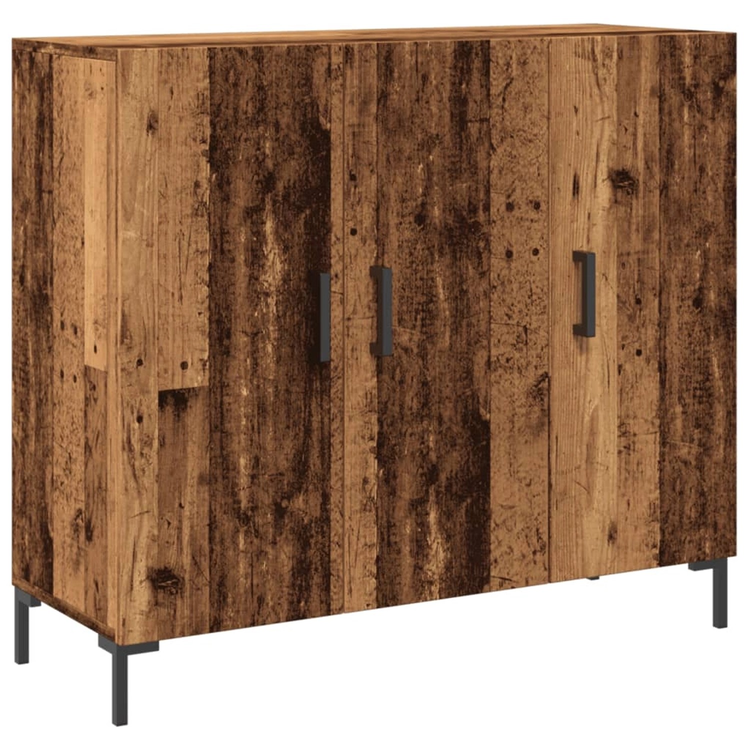 vidaXL Sideboard Altholz-Optik 90x34x80 cm Holzwerkstoff 857314 günstig online kaufen