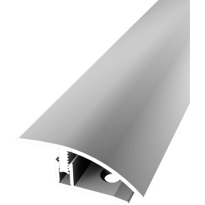 Parkettfreund Ausgleichsprofil PF 556, Silber, 100cm Länge, für Bodenhöhen 7-12mm.